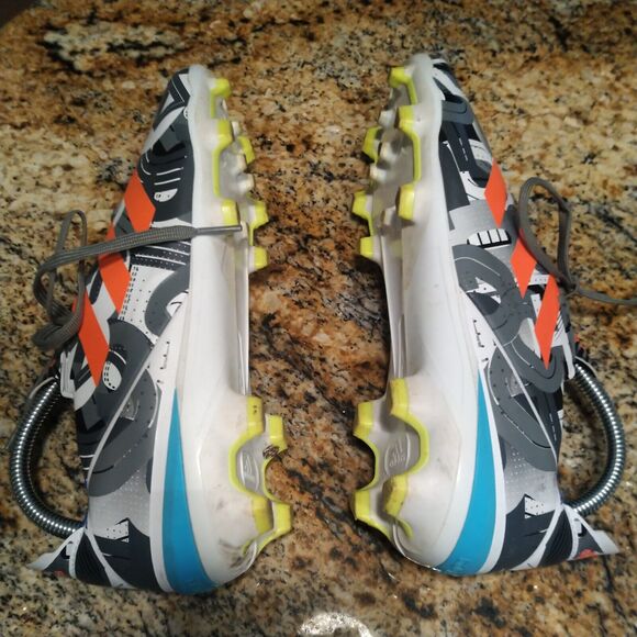 Adidas Gamemode FG GV6860 Grey & White Multi Color Soccer Cleats Men's Size 7.5 - Picture 7 of 12